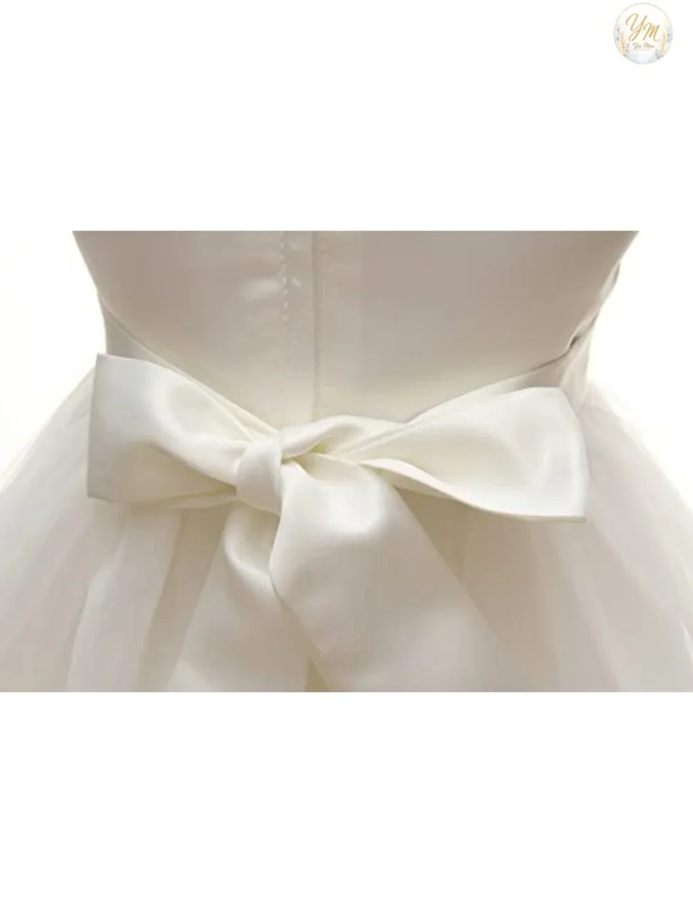 Christening Baptism Gown Set Baby Girl Floral Dress with Bonnet
